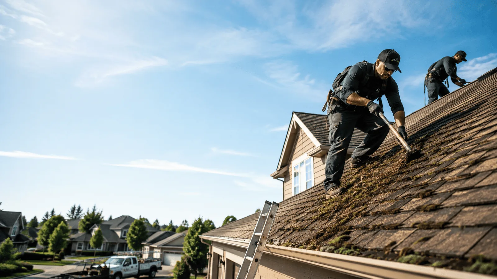 Roof Moss Removal in Akron, MI near me
